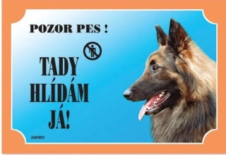Cedule na vrata Tervueren