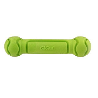 Činka z tvrzené pěna zelená - GiGwi Foamer Dumbbell